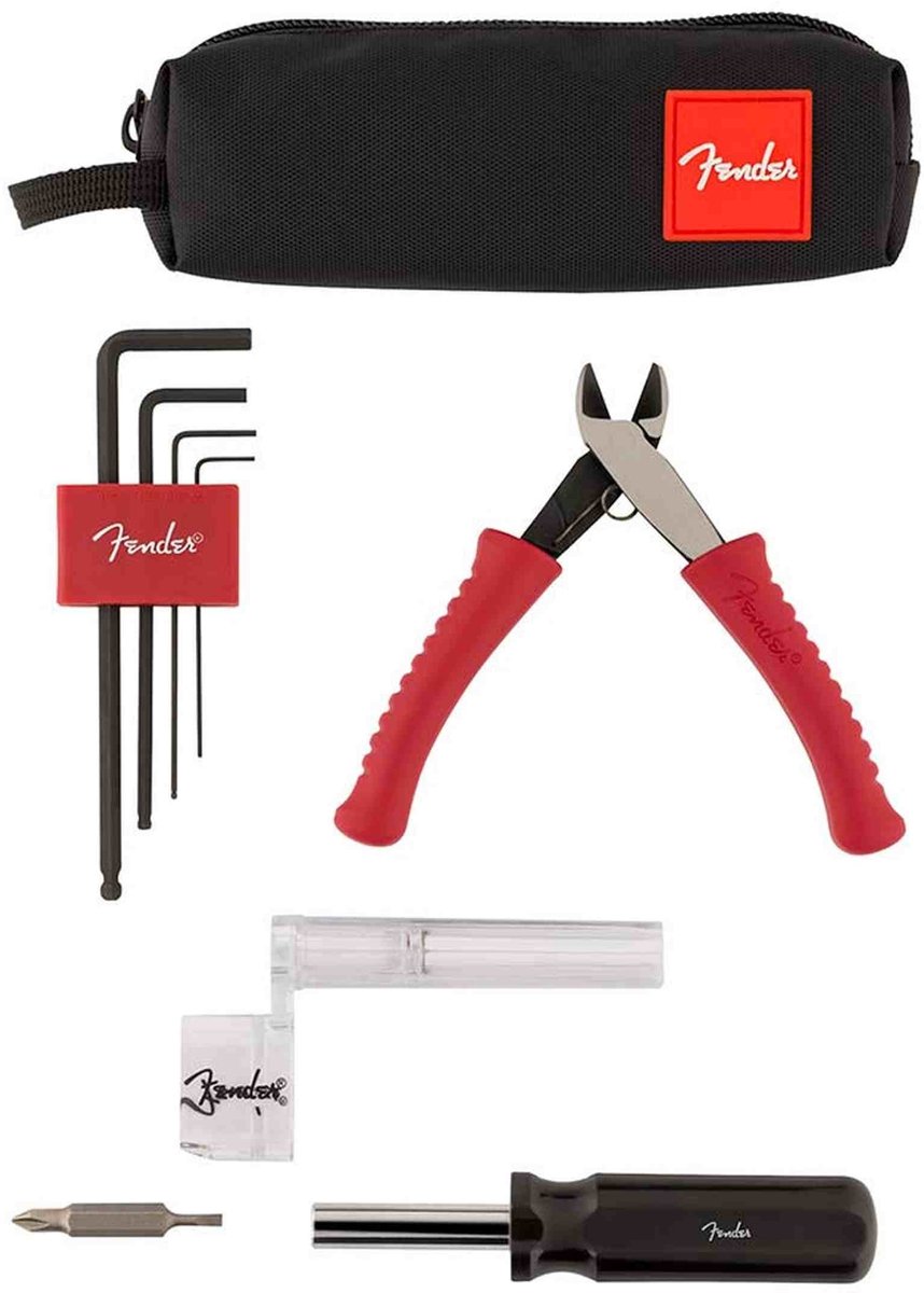 Fender 0990654040 Mini Tech Kit Gitaar Gereedschap Set Compact