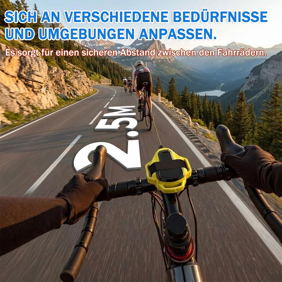 Fietssleeptouw voor kinderen, 2,5 m, draagbaar elastisch trektouw voor ouders en kinderen, automatische trektouw - ShopVlot
