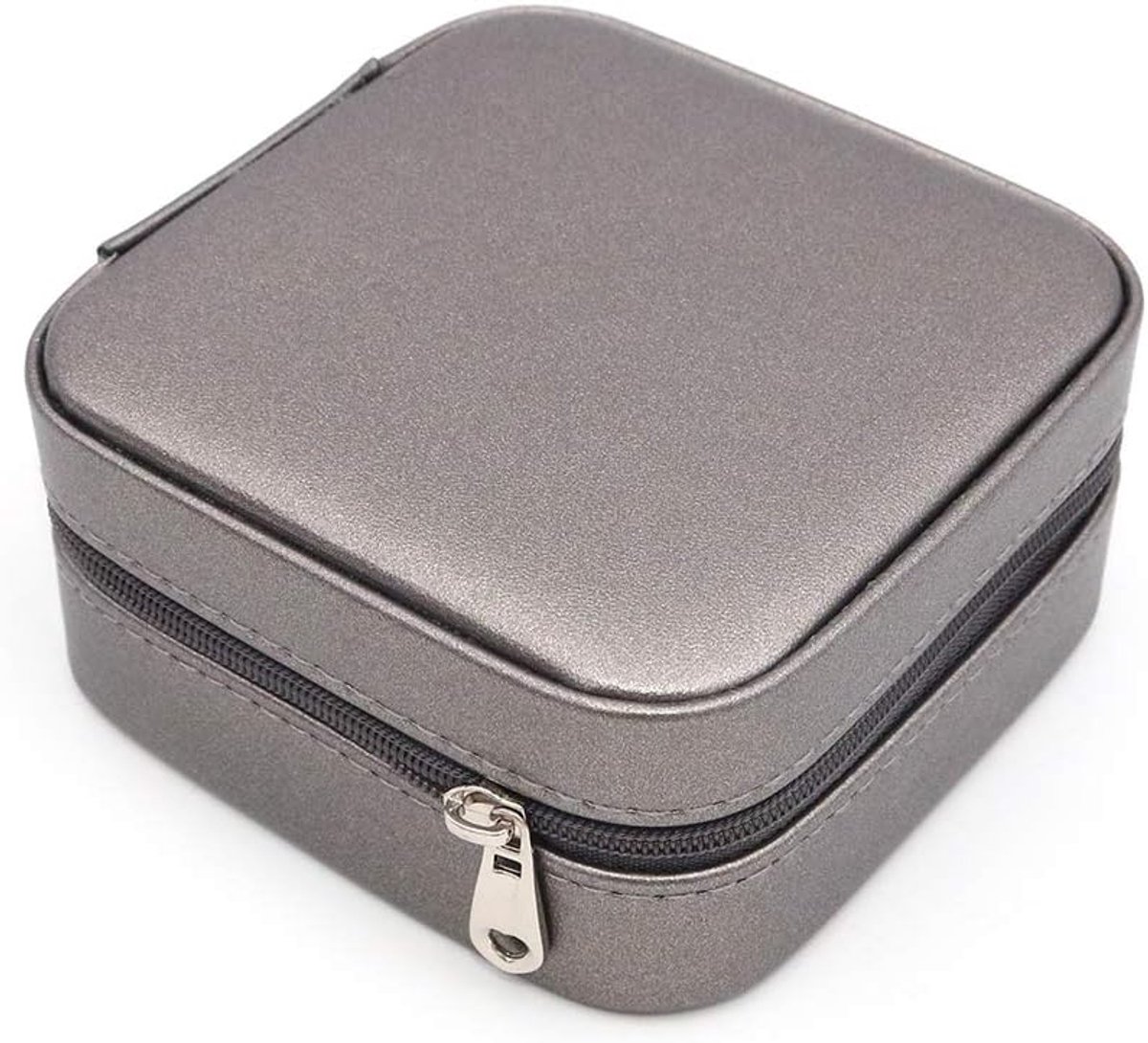 Jewelry Box, Faux Leather Jewelry Case, Jewellery Storage Box for Rings, Earrings, Necklace, Bracelets Organizer - ShopVlot