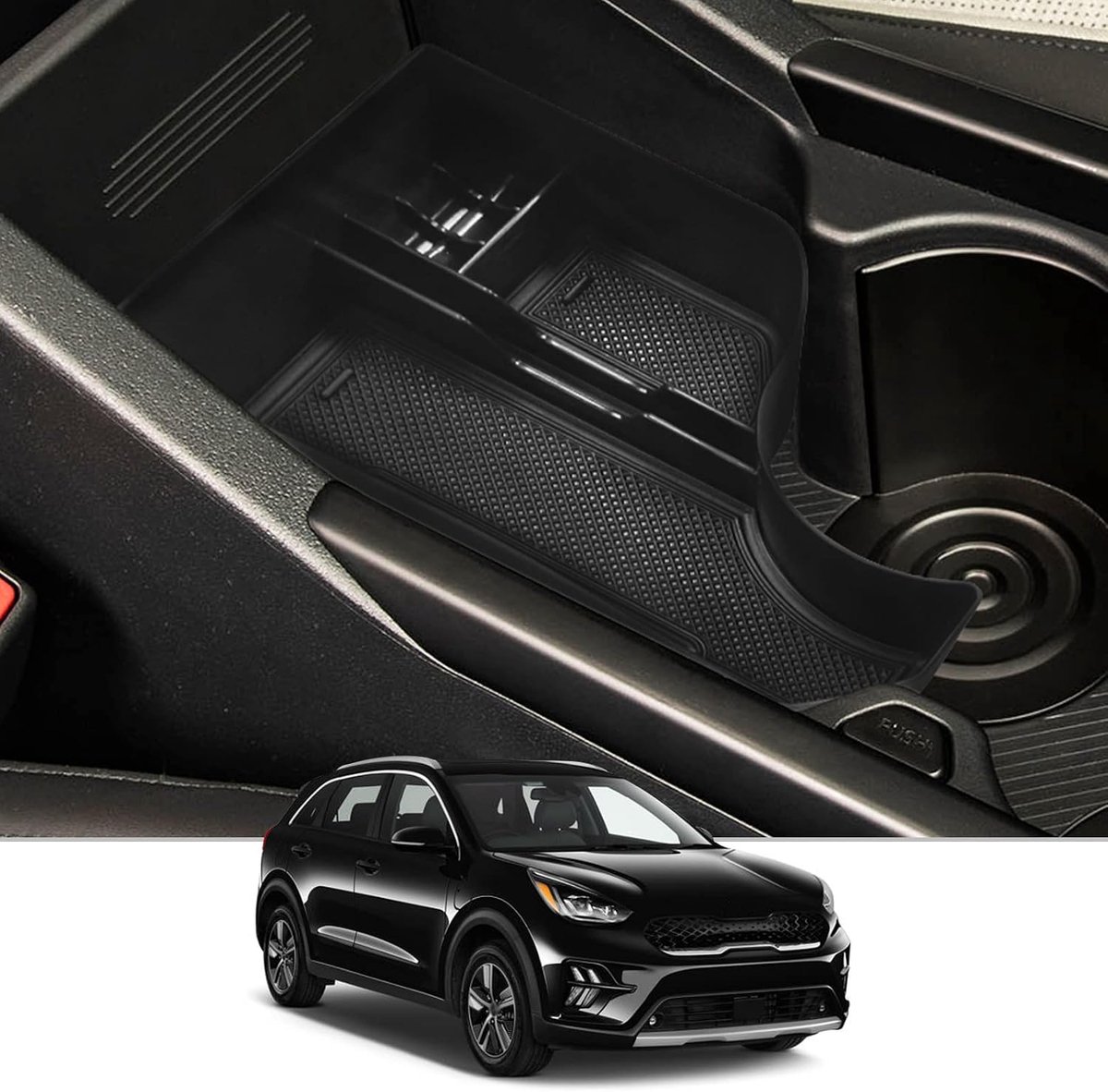 CDEFG K-ia Niro SG2 2022 2023 EV PHEV E-Niro Center Console Organizer Storage Box Glove Box Storage Car Center Console - ShopVlot