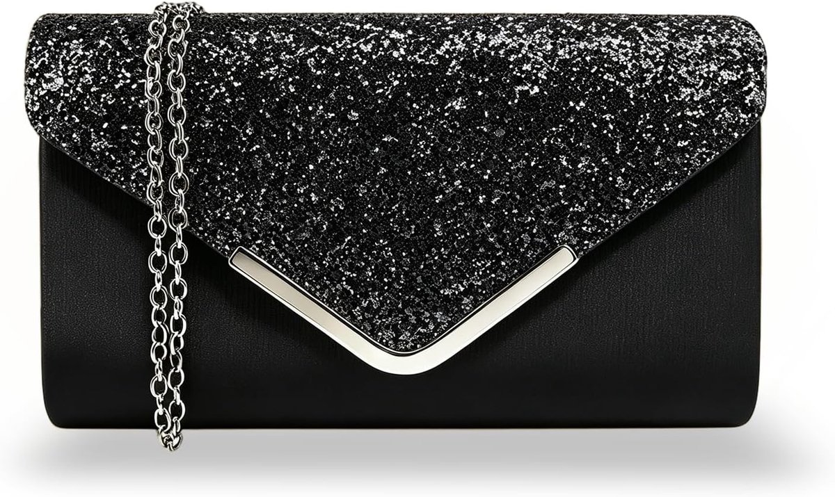 Clutch, envelop, bruidstas, dames, schoudertas - ShopVlot
