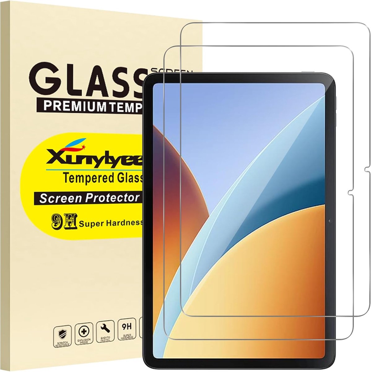 2 stuks schermbeschermer voor Xiaomi Redmi Pad 2 9,7 inch gehard glas film eenvoudige installatie - ShopVlot