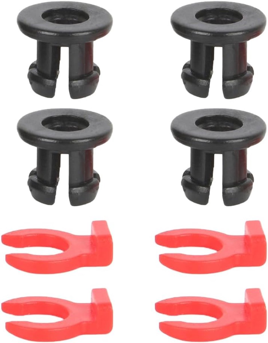 4CPS Professional Tube Clamp, Quick Connector Replacement Bowden Connector Red and Black Jaws Economic Pneumatic - ShopVlot