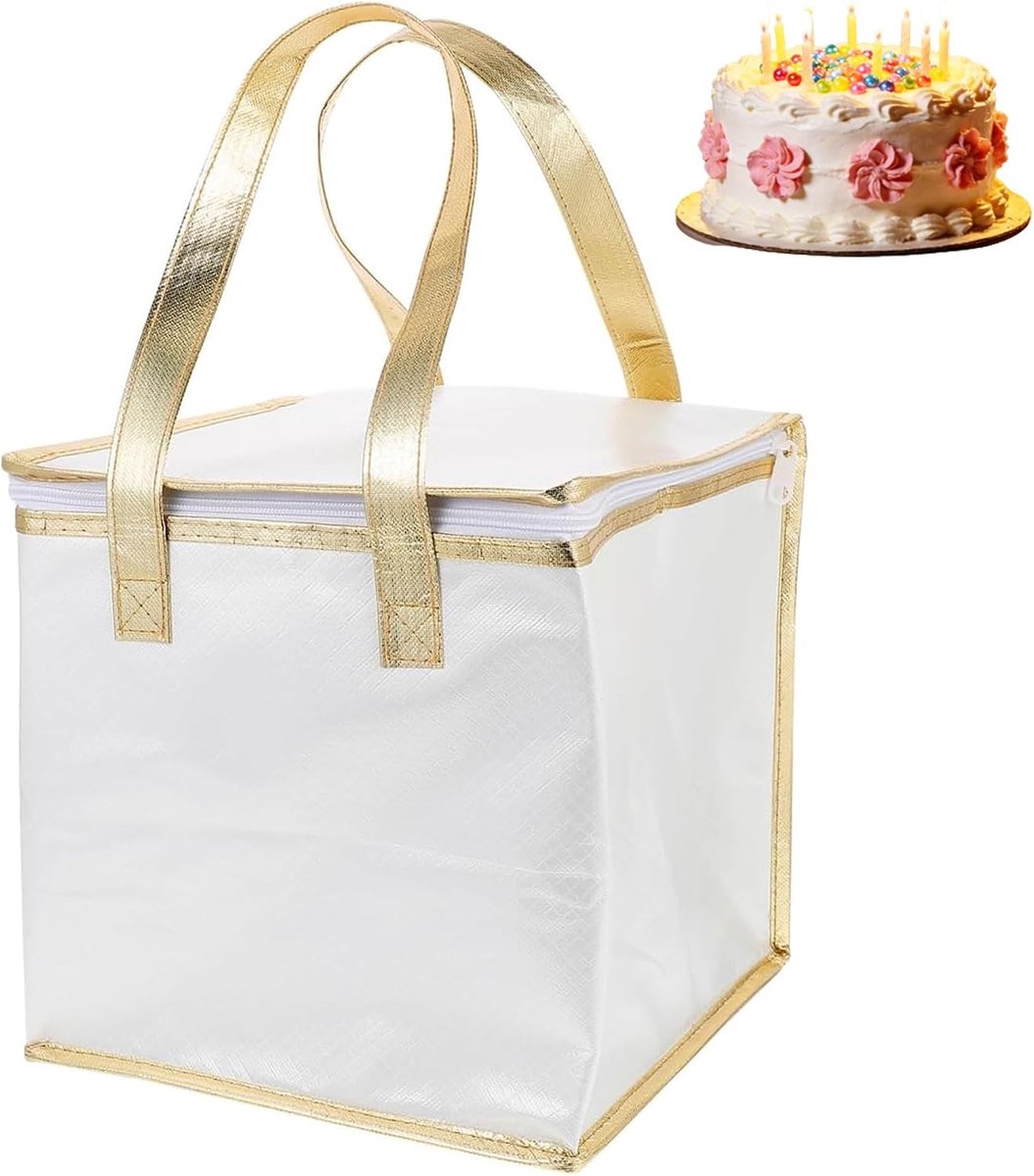 Cake Cooler Bag, Insulation Bag for Cake, Lunch Bags, Thermal Handbags for Cake, Foldable and Insulated for Cold Food - ShopVlot
