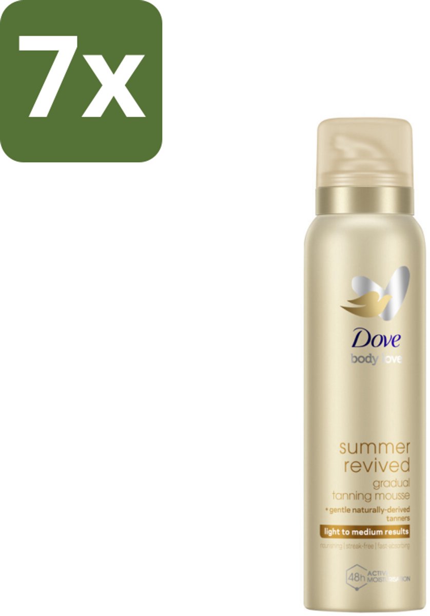 Dove Body Love Zelfbruinende Mousse - Summer Revived - Light-Medium - 150 ml - Bulkverpakking - 7 stuks