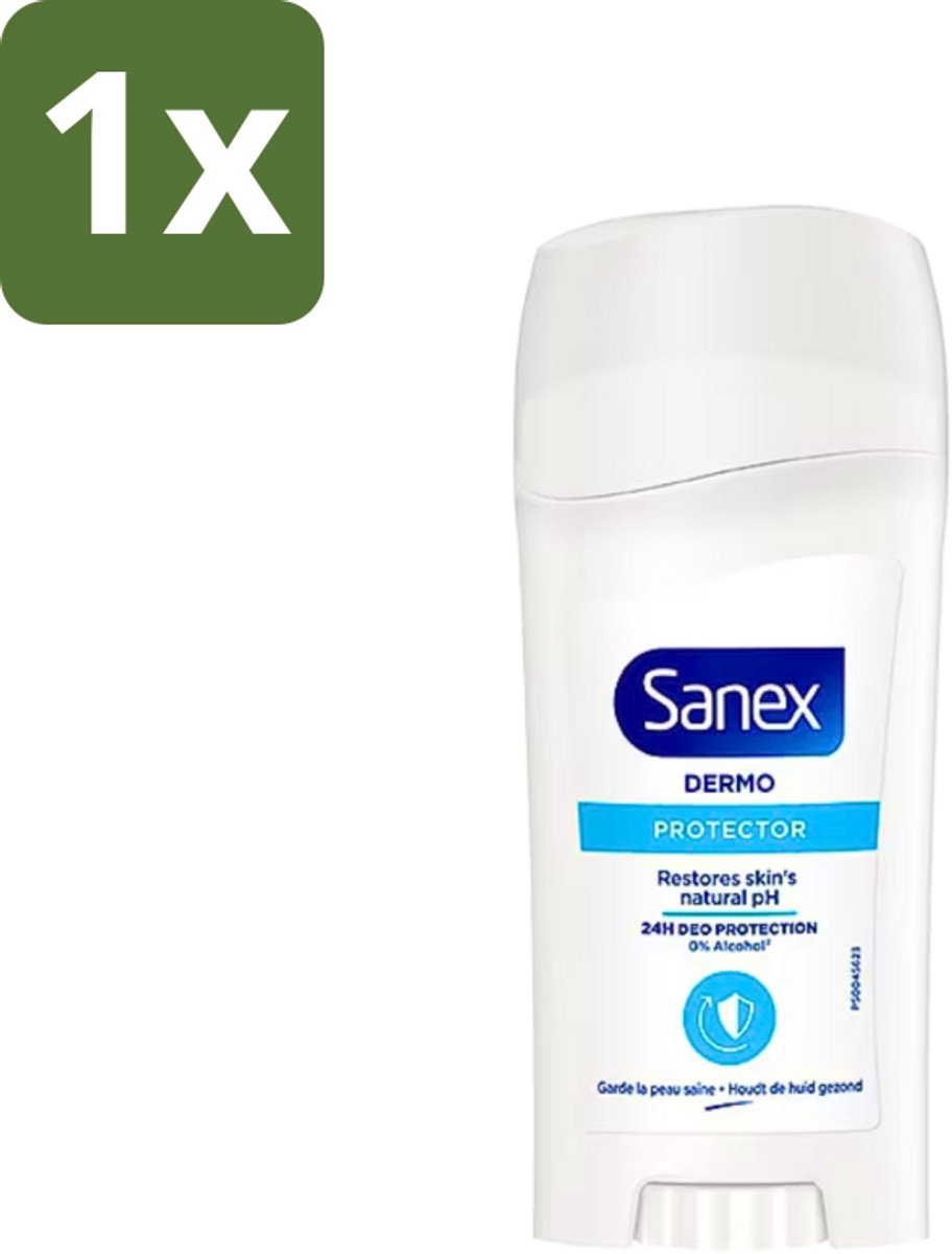 Sanex - Deodorant Stick - Dermo Protector - Huidvriendelijke Formule - 65 ml - 1 stuk
