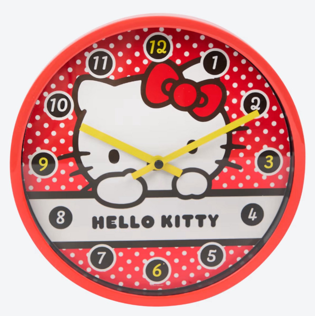 Hello Kitty Wandklok 22 cm