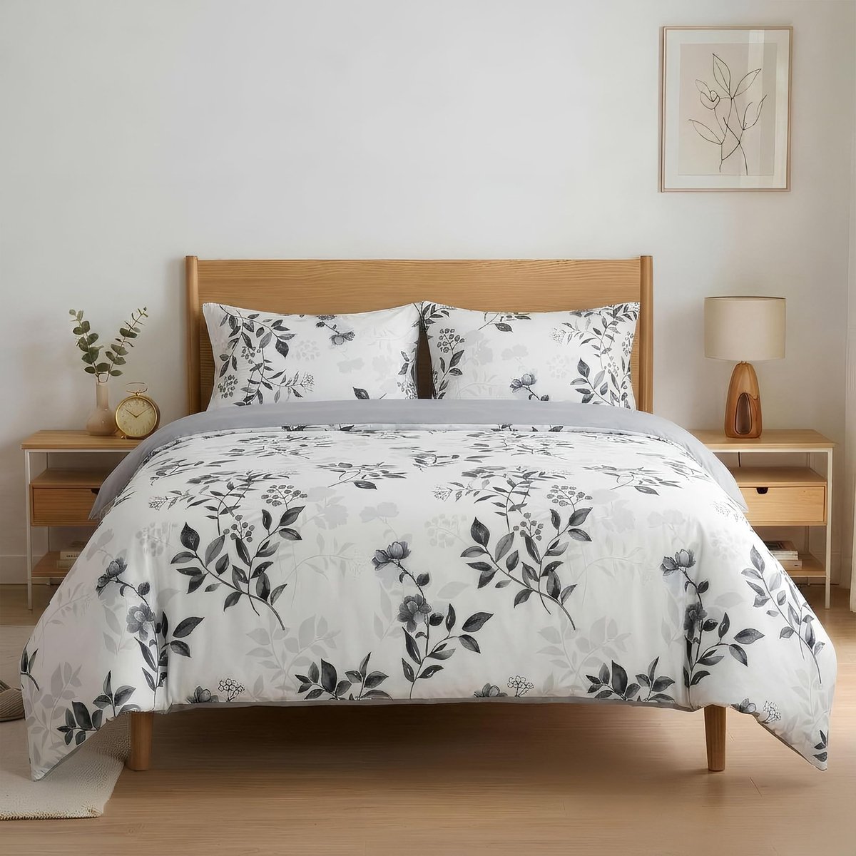 Beddengoedset 4-delig 180 cm - microvezel - zacht en ademend - ideaal voor een comfortabele nachtrust - ShopVlot