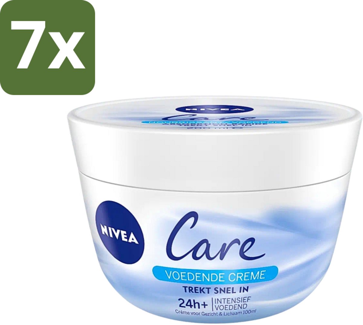 NIVEA - Bodycrème - Verzorging - Voedend - Snel Intrekkend - 200 ml - Bulkverpakking - 7 stuks