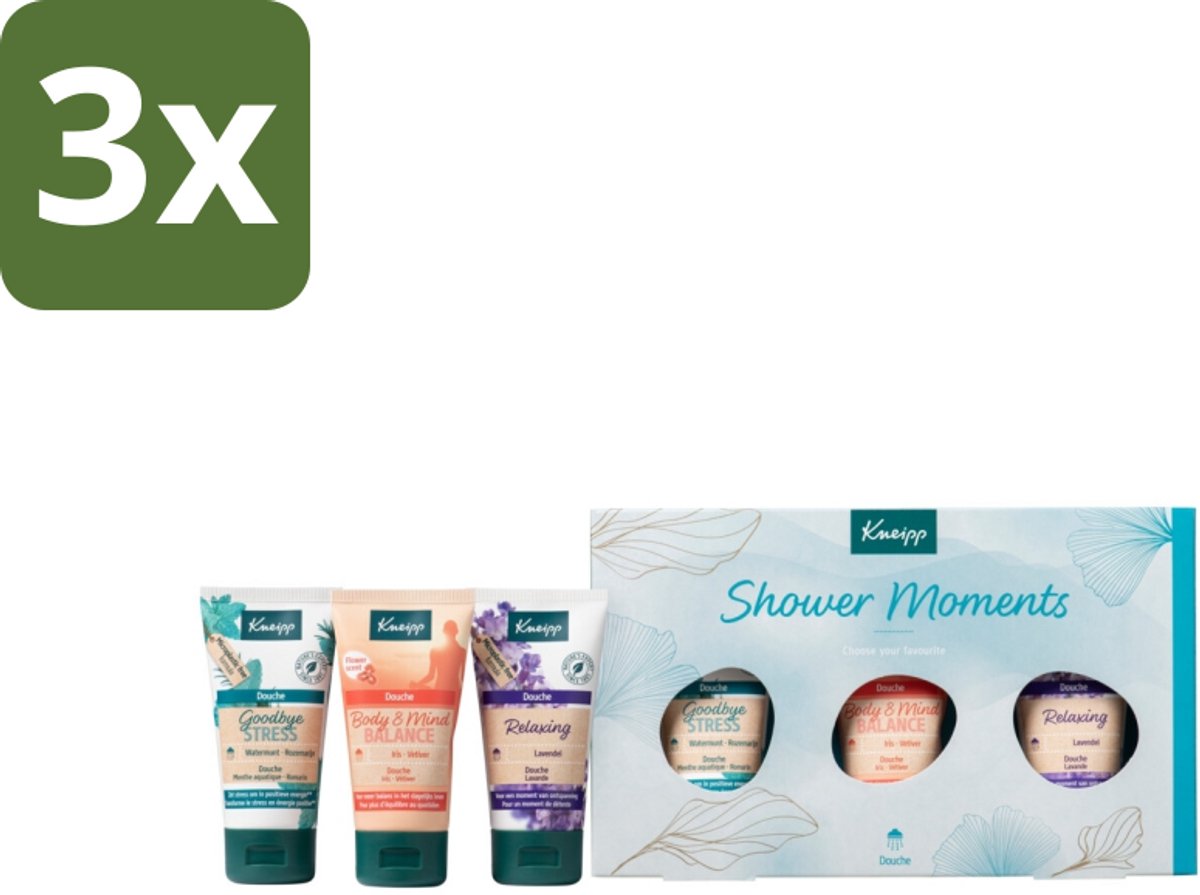 Kneipp - Shower Moments Geschenkset - Bulkverpakking - 3 stuks