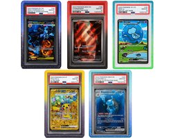 5 Stuks PSA Slab Guards - Slab Protector - TCG Beschermhoes Bumper - PSA Graded Kaarten - Geschikt voor Pokemon - Gradient Bumpers - PSA Slab Guard - Slab Bumper - Trading Card Games