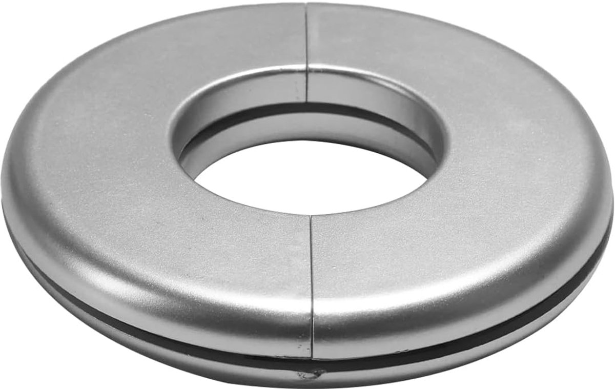 Ronde rozetplaten 2 stuks - zelfklevend kunststof - binnendiameter 44 mm - verbergt leidingen - ShopVlot