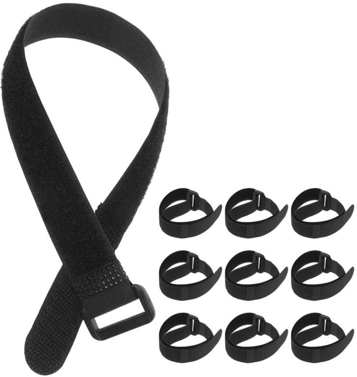 Yogamatten nylon 10 stuks - draagriem verstelbaar - veilige grip - ideaal voor yoga en fitness - ShopVlot