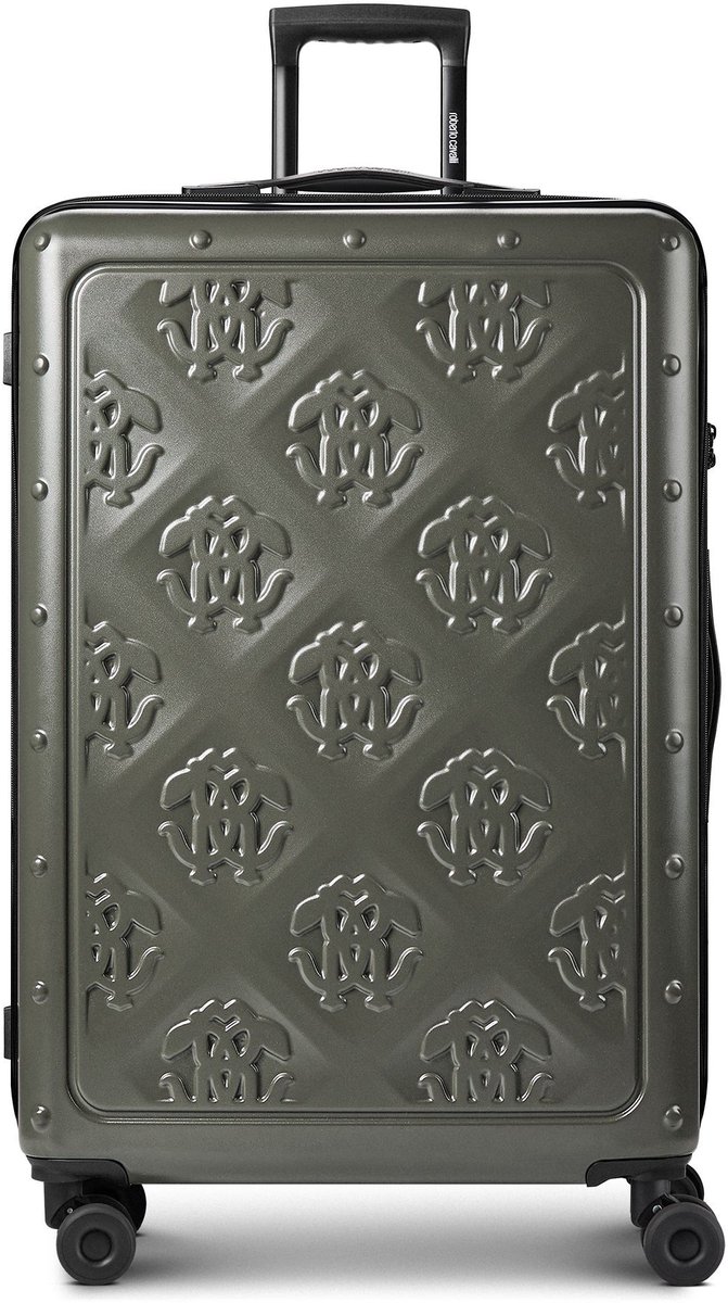 Roberto Cavalli Florence 4 wielen Trolley 74 cm met uitbreidingsplooi - Harde bagage - TSA slot - olive