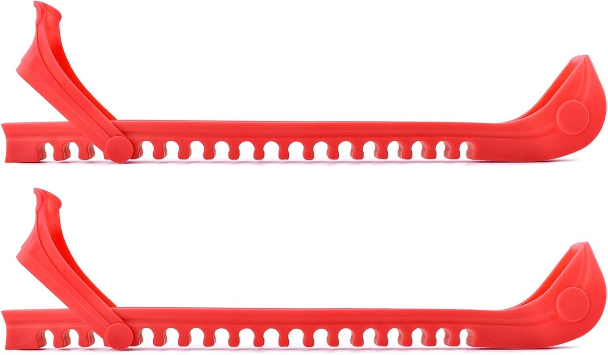 Schaatsbeschermers - Rood - 36,5 cm - Verstelbare Skate Guards - Voor Hockey of Kunstschaatsen