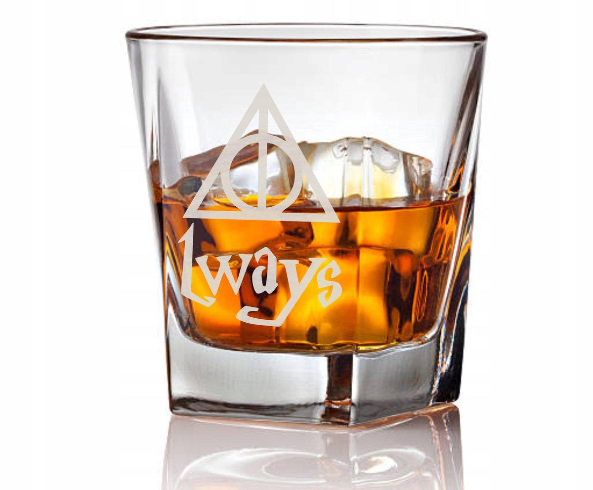 Harry Potter 'Always' Whiskey Glas - Dik Glas, Uniek Cadeau