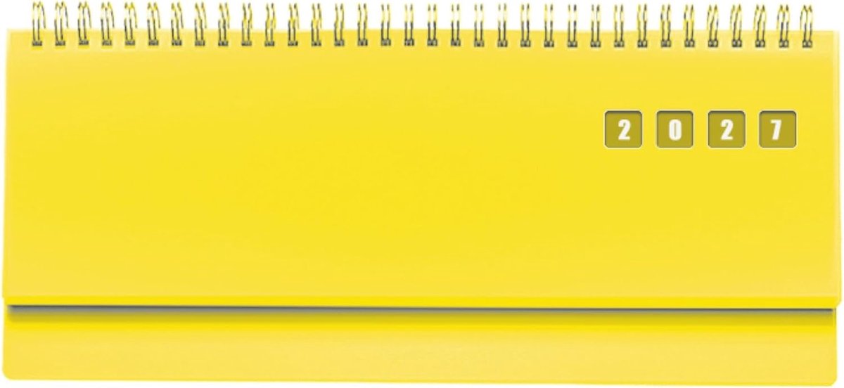 Weekly Planner 2026, Spiral Binding, PVC Cover, 10 x 30 cm - ShopVlot