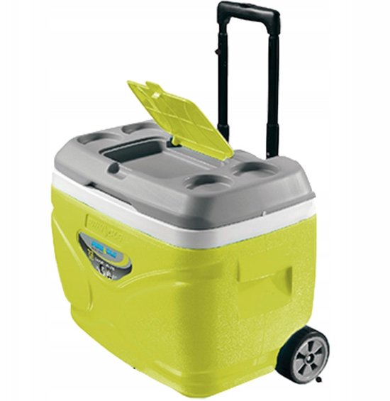 Merkloze Koelbox 30L met Wielen, Koelblokken en Bidon van Pinnacle. — afbeelding 4