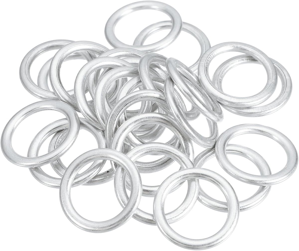 Motoforti Car Oil Drain Plug Gaskets, Engine Oil Press Ring Seals, for Audi A3 2009-2013, Aluminium, No.N0138157 - ShopVlot