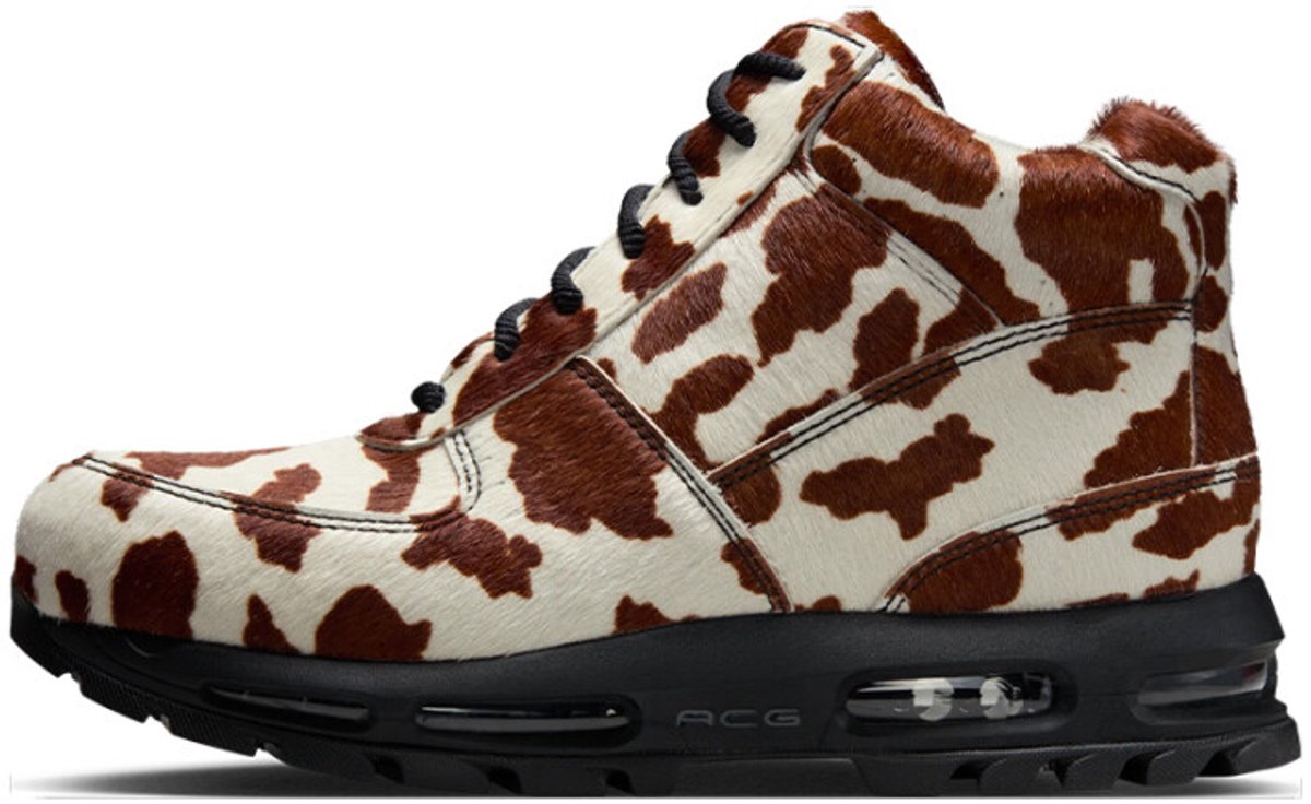 Nike Air Max Goadome Sail Cacao Wow Cow Print Pony Hair Bruin