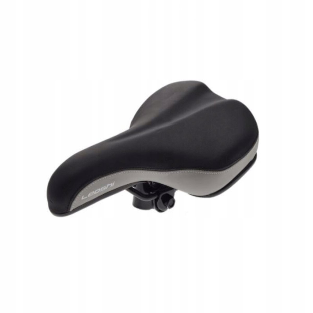 Leoshi MTB Fietszadel Zwart/Grijs - Comfortabel en Duurzaam