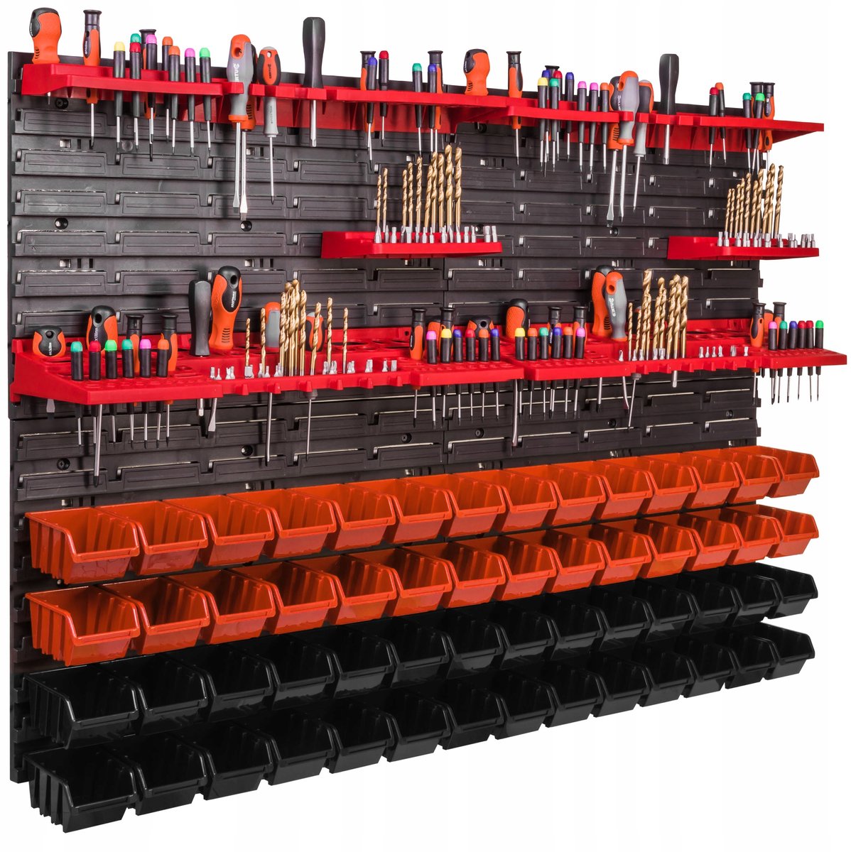 Gereedschapsbord 115x78cm met 56 Bakjes - Werkplaats Organizer