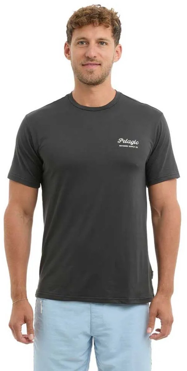 Pelagic Freespool Dockline Uv Korte Mouw T-shirt XL Man