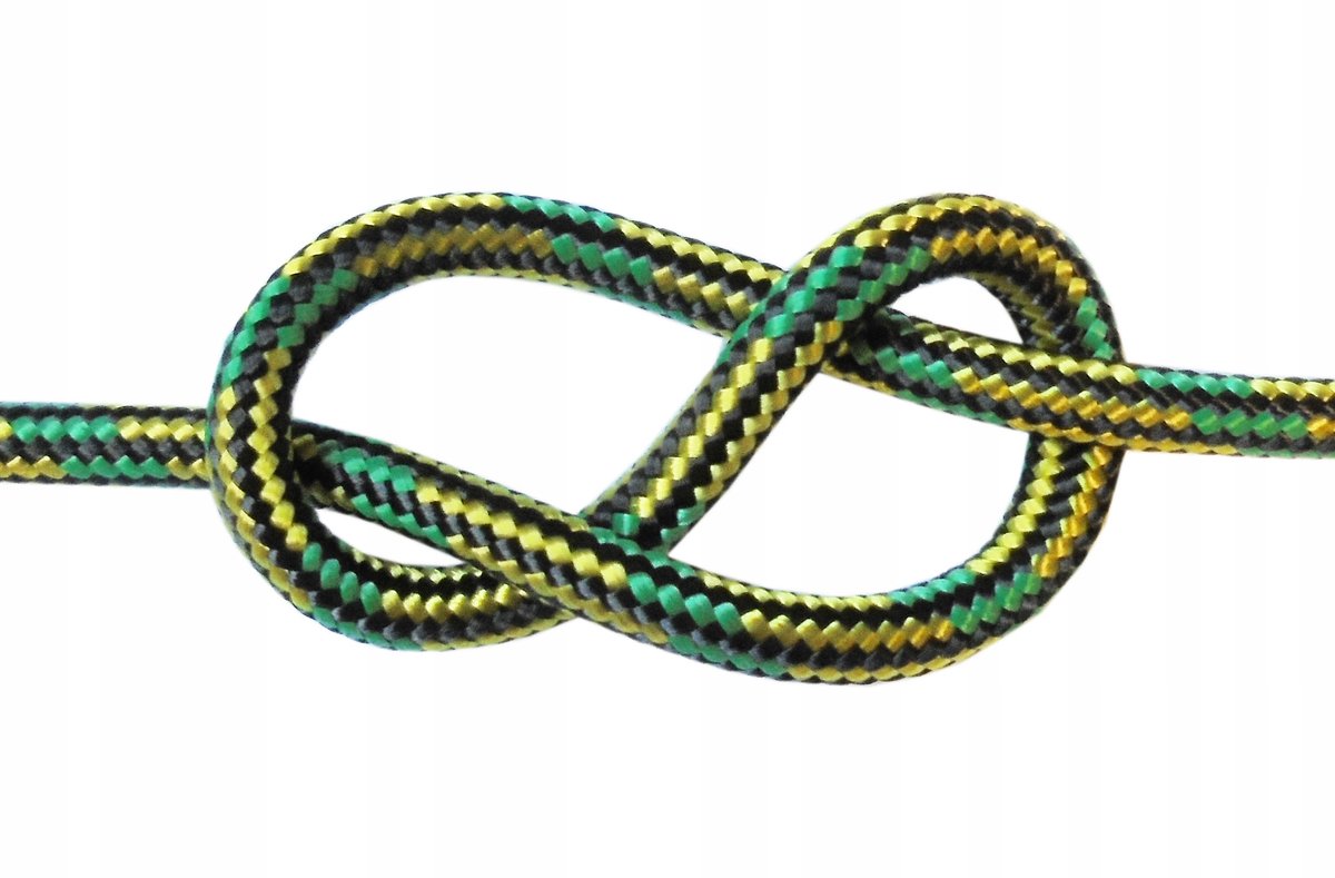 Sterk Polyester Touw 5mm - Zwart, Geel, Groen - Zeilen