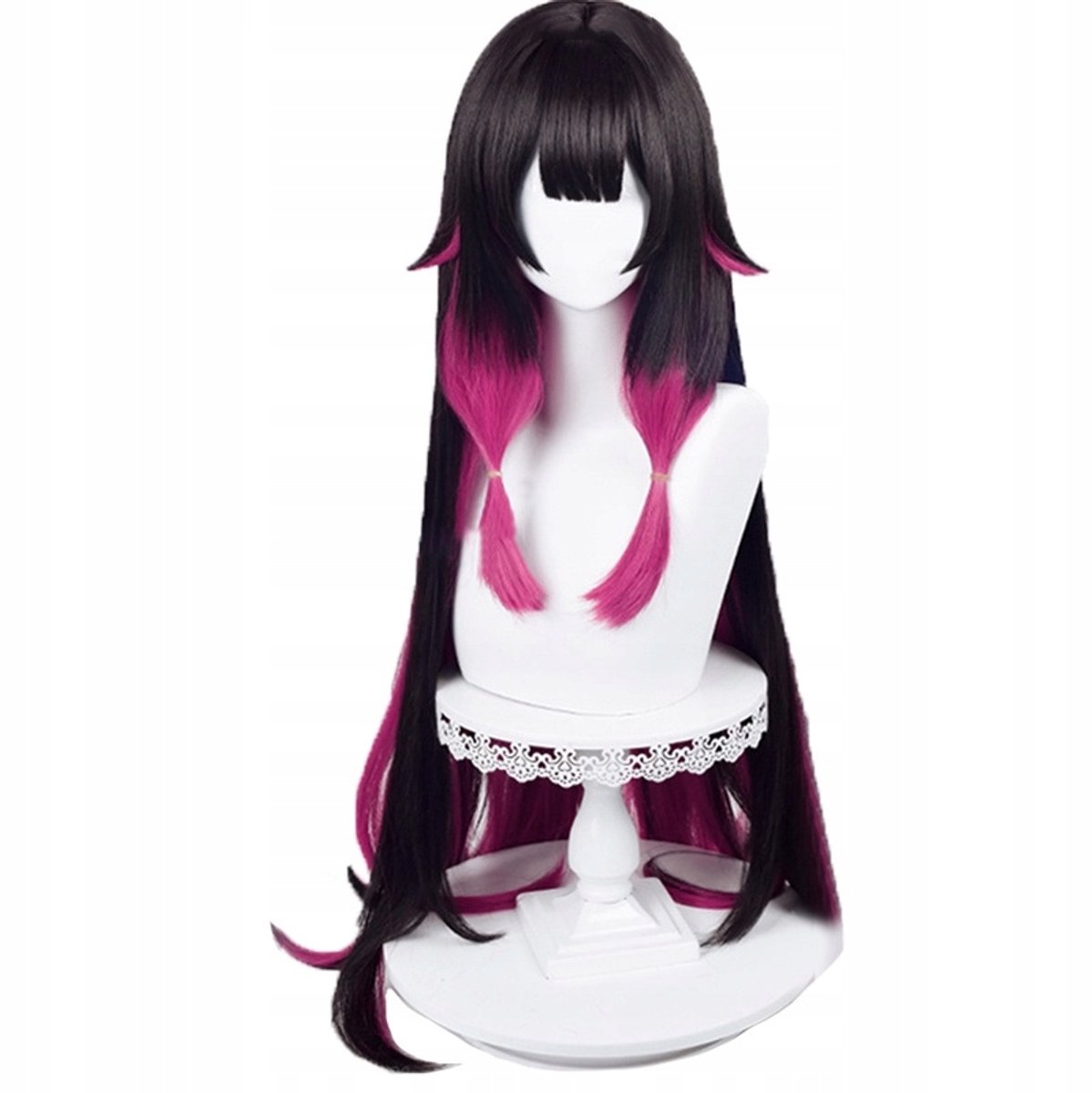 Genshin Impact Fatui Columbina Cosplay Pruik - Synthetisch, Lang