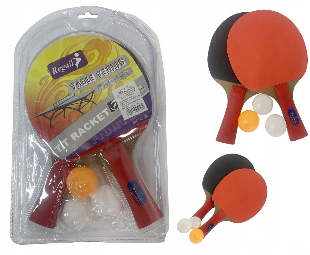 Ping Pong Set: 2 Batjes & 3 Balletjes voor Kinderen