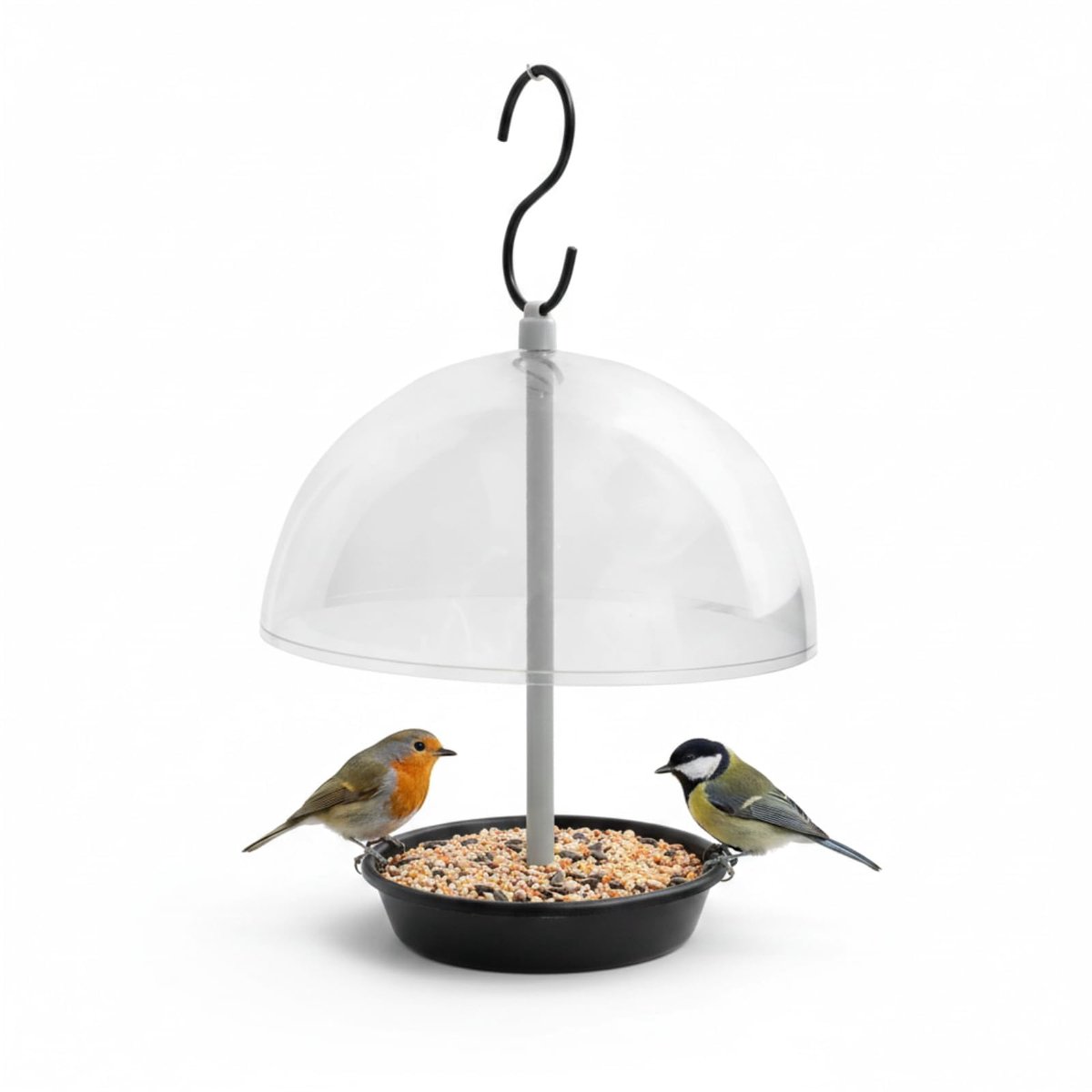 Namajunas - Hangende vogel voederhuisje - Weer bestendige voerplek - Tuin vogel benodigdheden - Voederstation - Sterk en Duurzaam - Vogelvoedersilo voor kleine vogels - Cadeau voor natuur liefhebber
