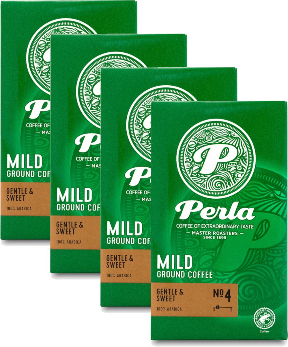 Perla Mild - Multipack - Gemalen Koffie - 1000g (4x250g)