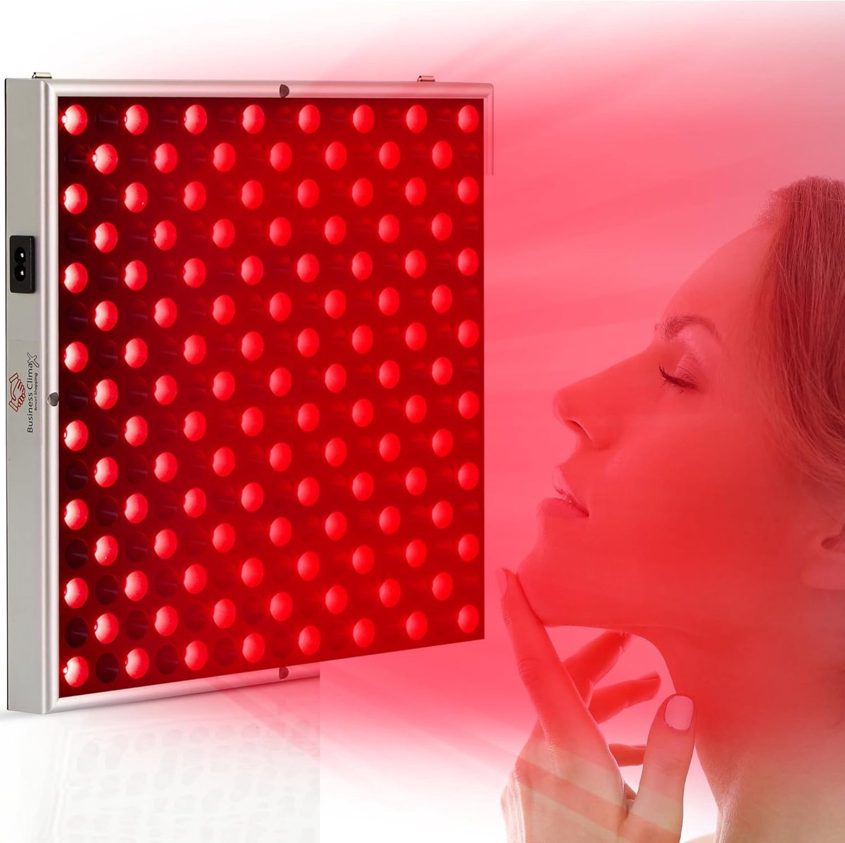 Infrarood Lichttherapielamp - 660nm & 850nm 225 SMD-Leds Reflector Met Hoge Concentratie 45W - Roodlichttherapie Voor Huid Pijnverlichting En Bloedsomloop - Geschikt Voor Thuis Salon En Kliniek