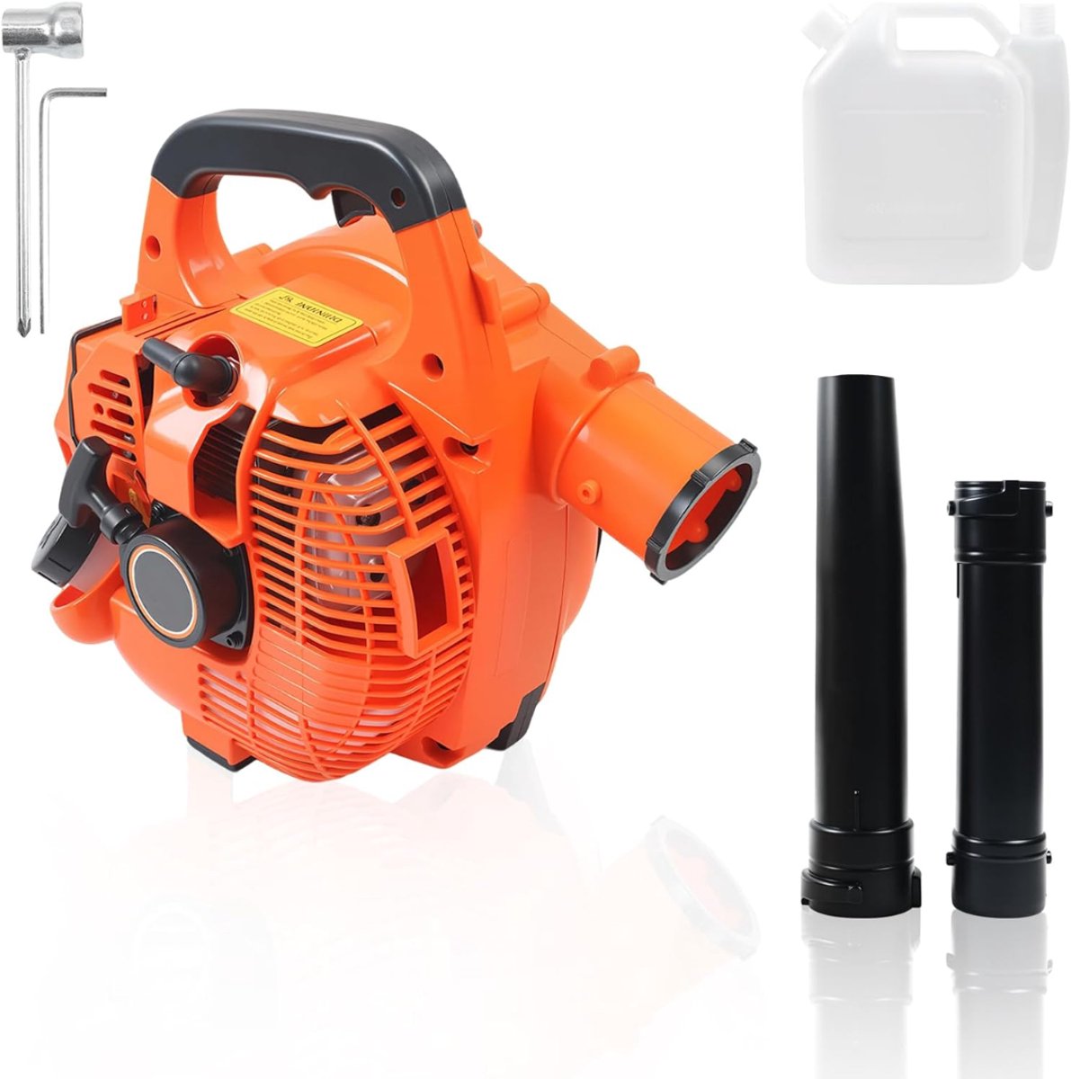 Lìon® Bladblazer Benzine - Bladblazer - Bladblazers - Bladblazers Met Accu - Oranje - 30cm x 30cm x 20cm