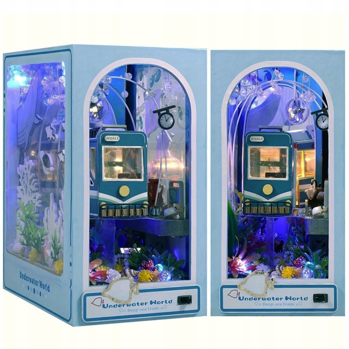 DIY Boek Nook Miniatuur Huisje Blauwe Oceaan - 3D Puzzel