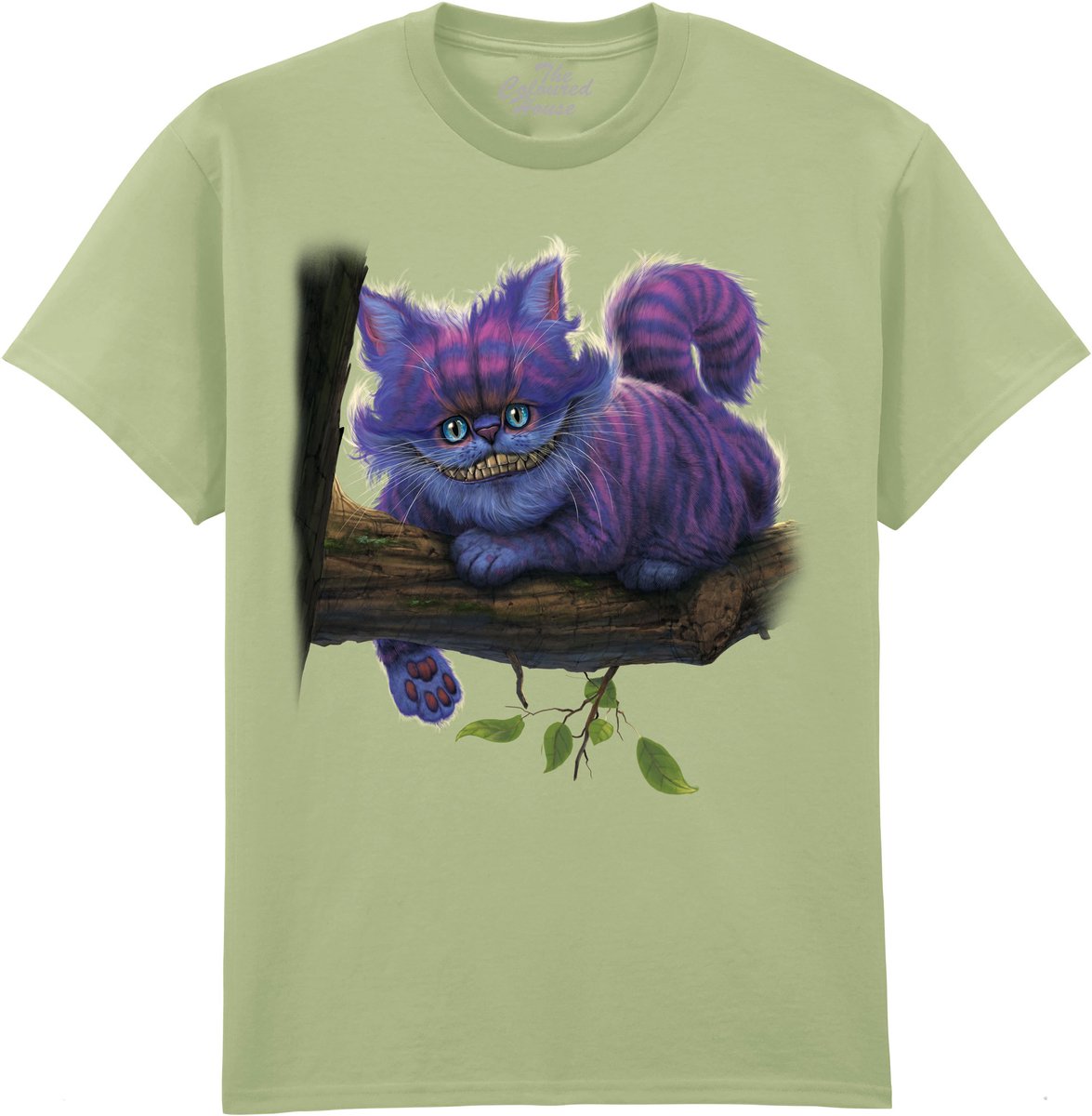 Alice In Wonderland Cheshire Cat The Coloured House T-shirt XL