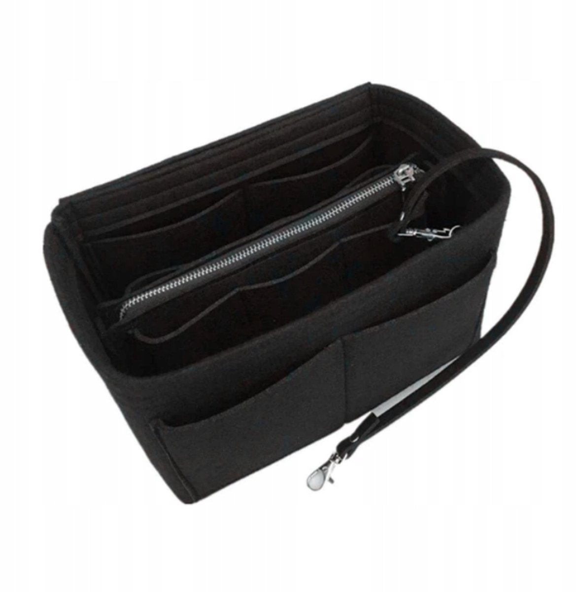 Zwarte Filten Organizer Tas Inzet - Maat M