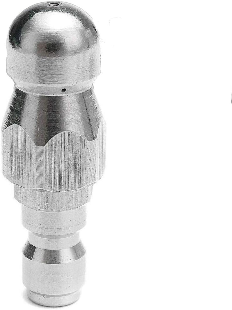 Cleaning Rotary Nozzle SENRISE 1PCS High Pressure Washer Jetter Nozzle for dredging sewer pipes (1/4" 1 Front 6 Rear) - ShopVlot