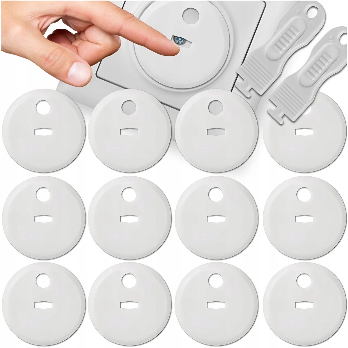 12x Kindveilige Stopcontact Beveiligingen met Stekker