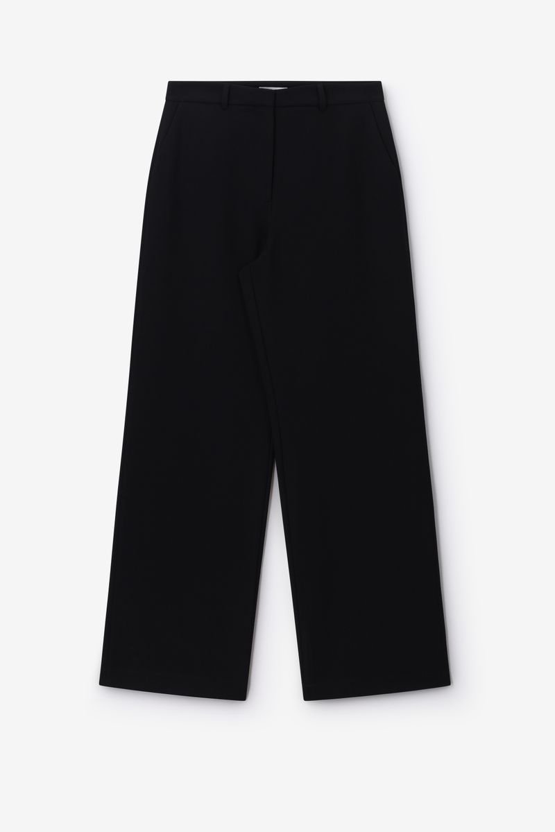 Sissy-Boy - Zwarte high waist wide leg broek
