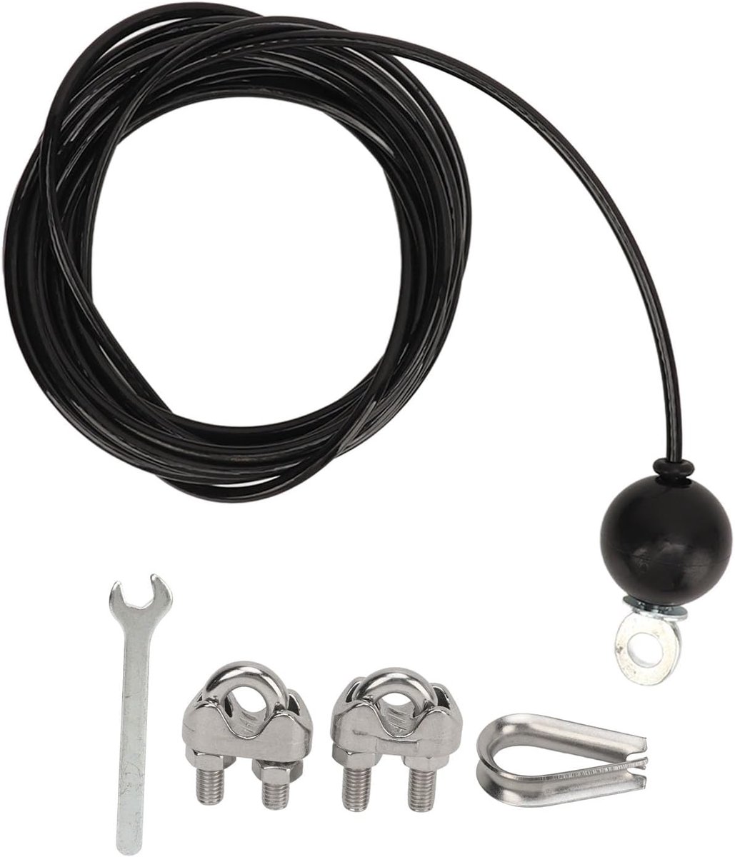 HERCHR Fitness katrol kabel 398,8 cm / 197 inch verstelbare home gym kabel katrol systeem vervanging fitness kabel - ShopVlot