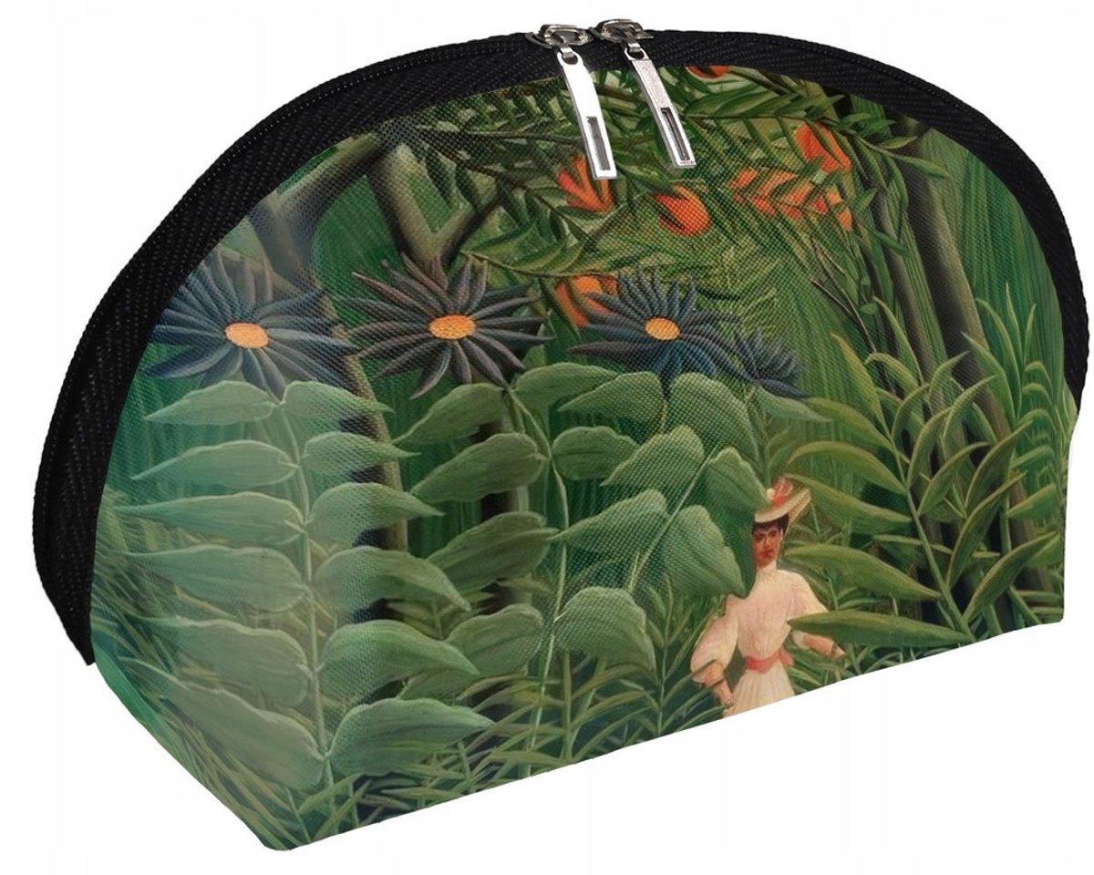 Merkloze Kosmetische Tas - "Exotisch Bos" print