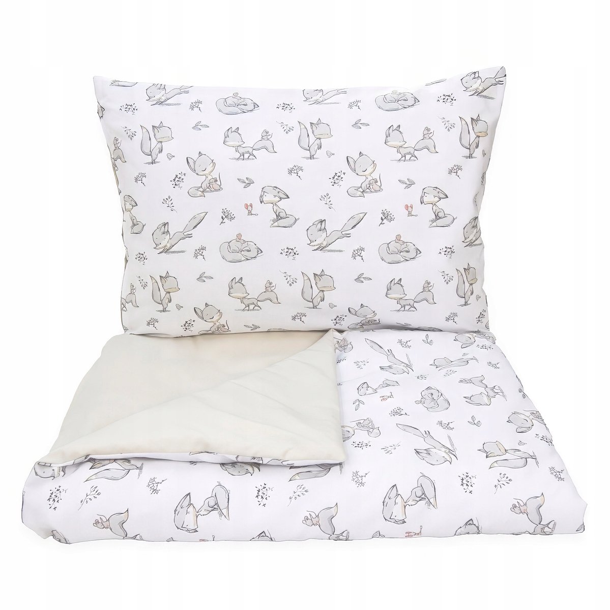 Kinderbeddengoed 120x160 cm, 2-delig, met kussensloop 50x70 cm