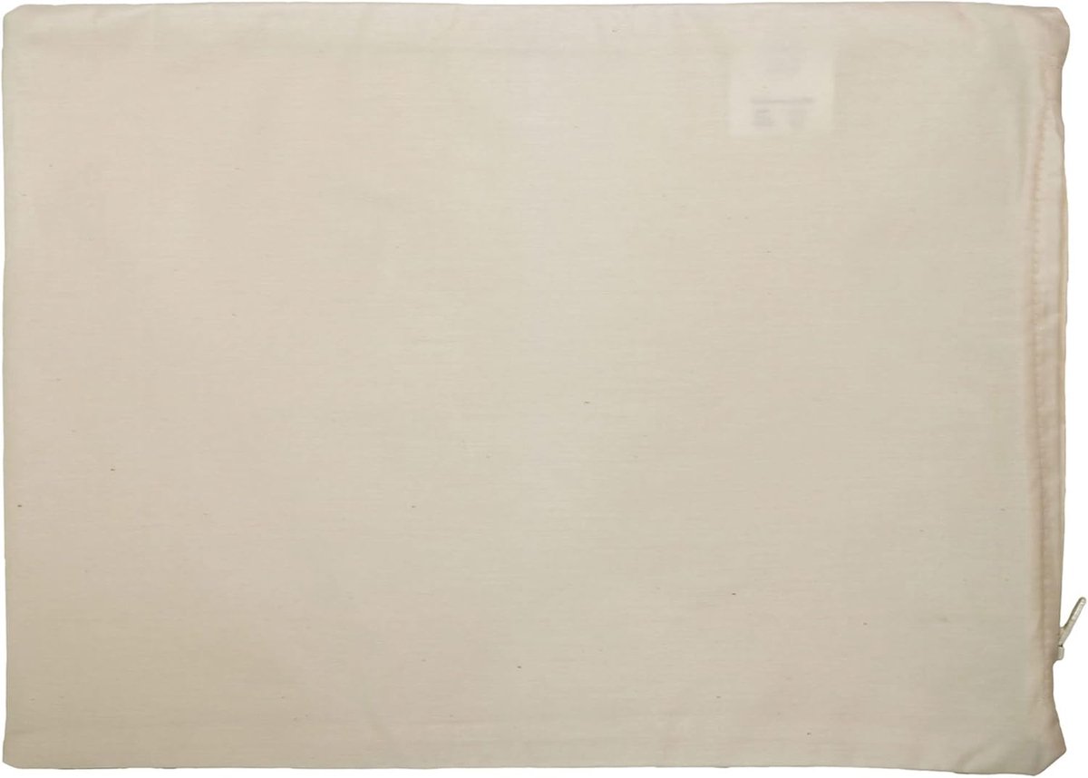 Organic percal inlett 40x30 cm, with zipper. Cover ideal for filling pillows yourself - tik = empty cushion cover - ShopVlot