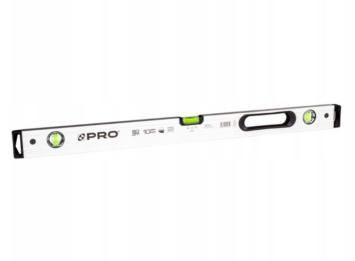 Waterpas 180cm met 2% helling, dubbel gefreesd, aluminium, merkloos