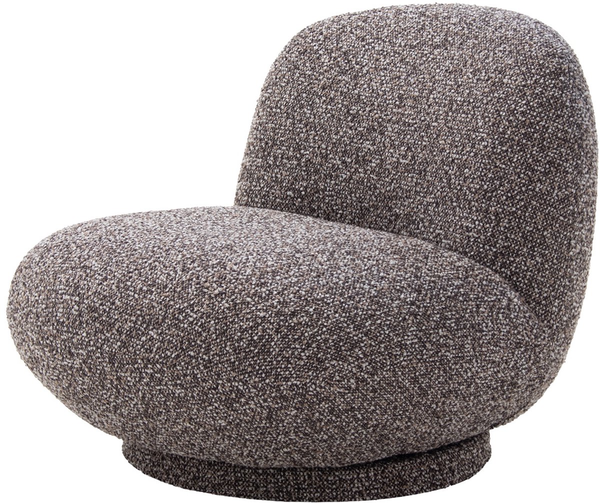 DÉJA Living Fauteuil Léa - Stof/Metaal - Taupe