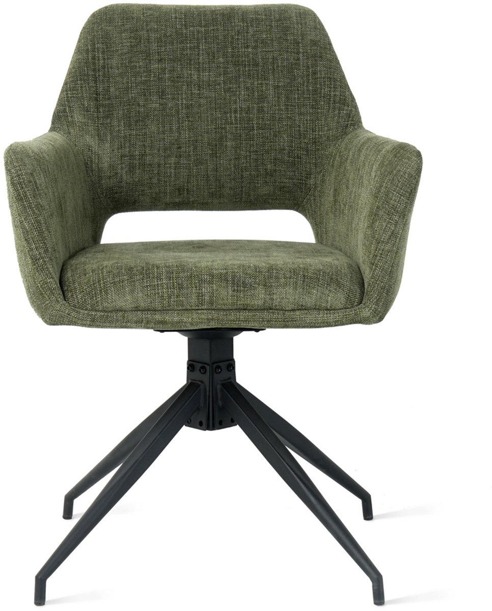Eetkamerstoel Tess Groen - Giga Meubel - Set van 2