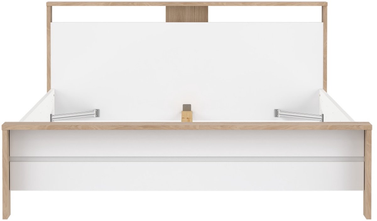 Giga Living Bed Jackson - Wit Hoogglans - 170x225cm