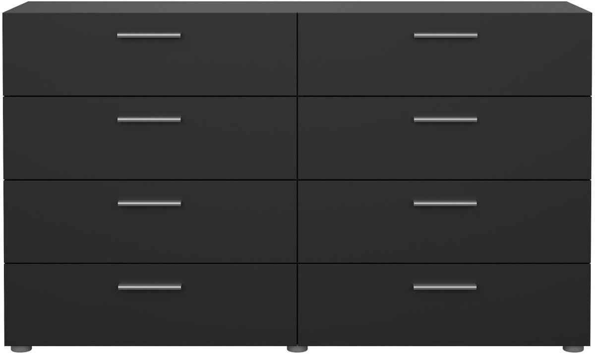 Giga Living Ladekast Pepe - Zwart - 140x40x82cm