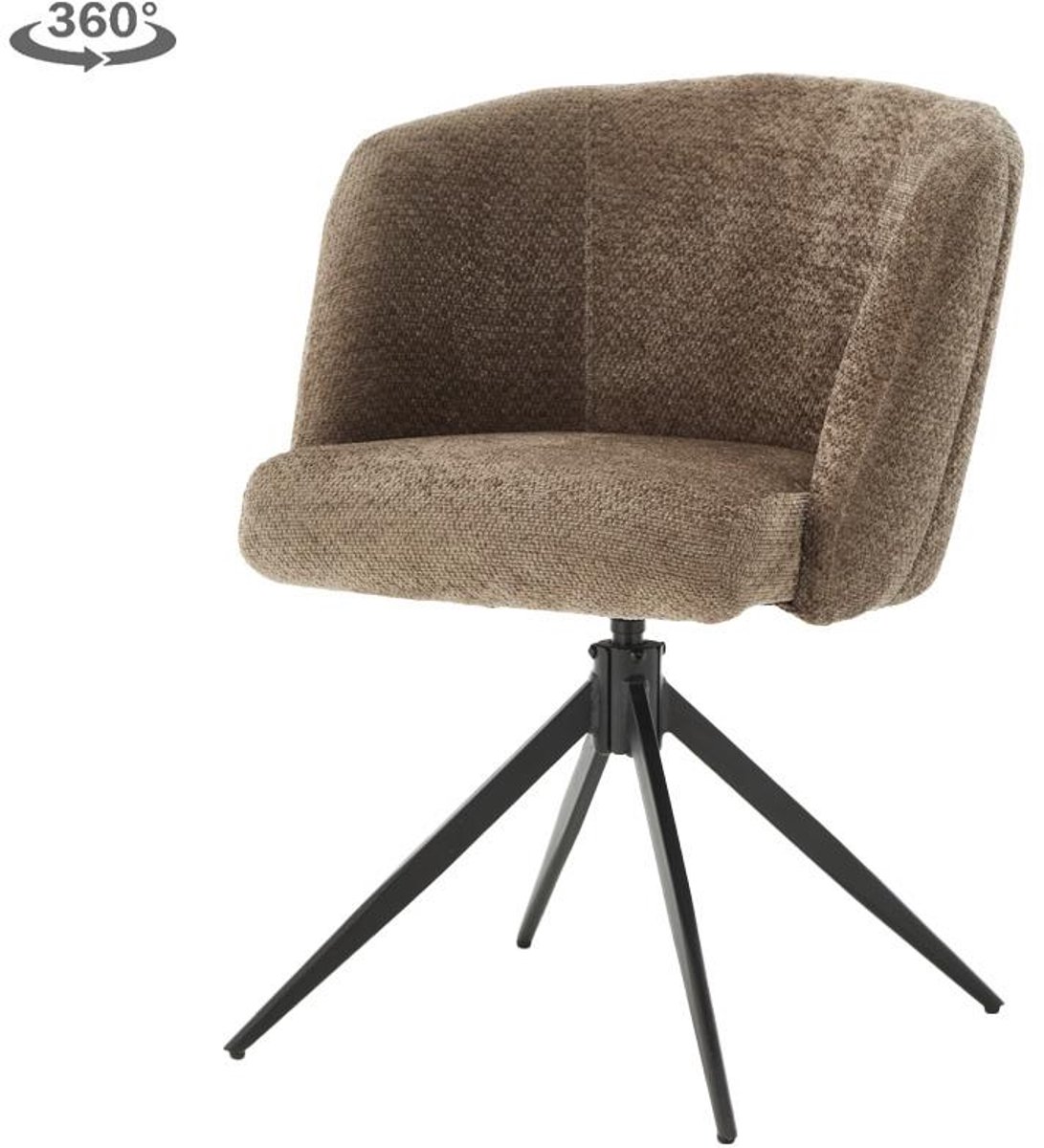 Tower Living Armstoel Cuvio Movie 12 Taupe - Set van 2